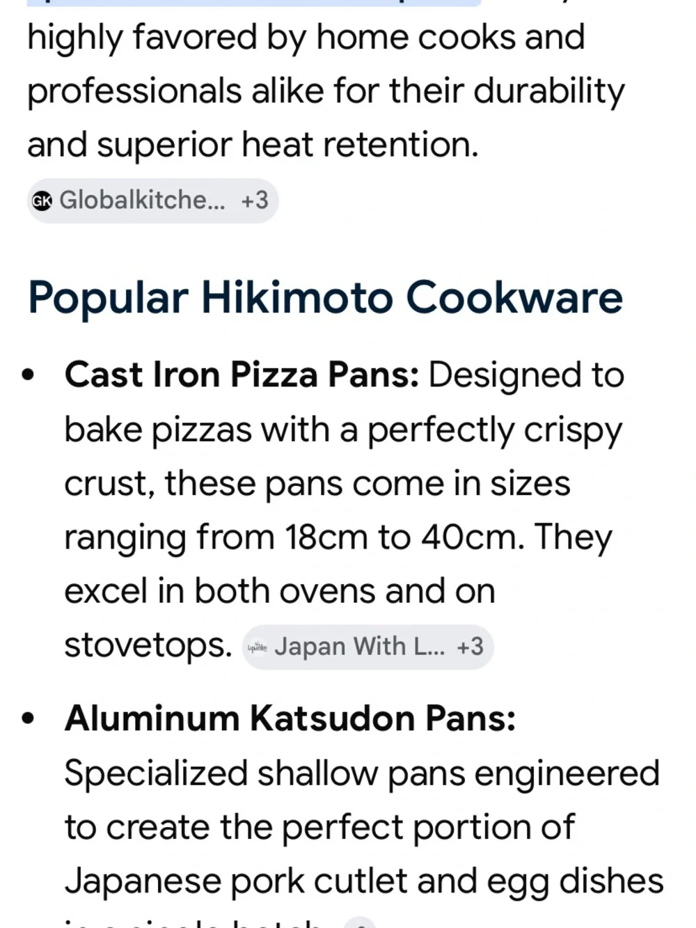 Hikimoto 17 Inch Cast Iron Pizza or Paella Pan